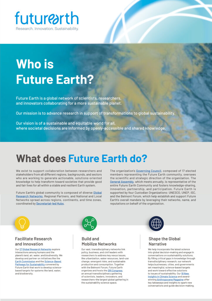 Future Earth One-pager_p1